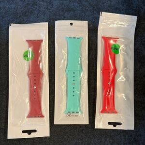 Smartwatch Band Set - Red and Blue